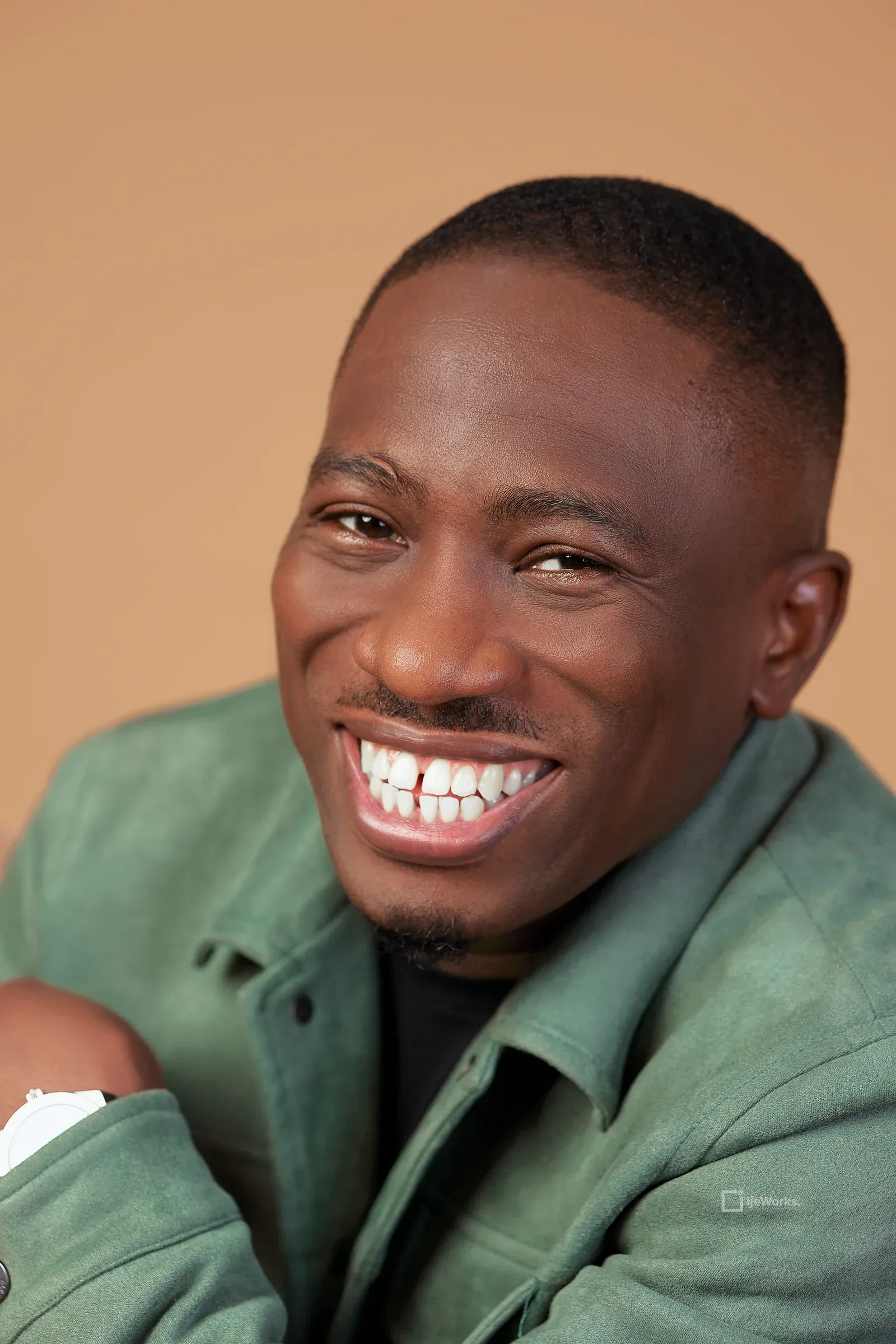 David Nkennor in a studio portrait.